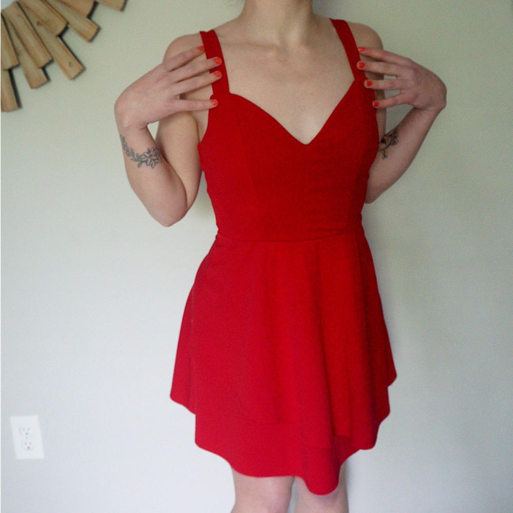 Formal Sweetheart Mini Red Dress from Nordstrom!